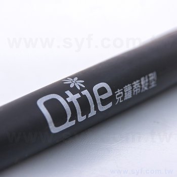廣告筆-消光霧面黑色塑膠筆管禮品-單色原子筆-採購客製印刷贈品筆_7
